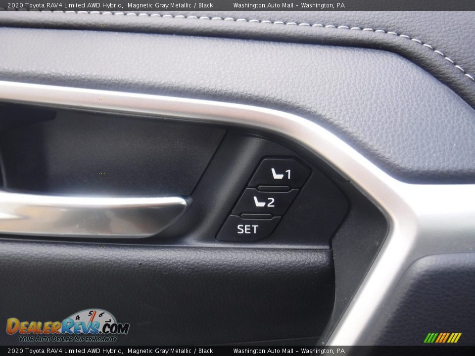 2020 Toyota RAV4 Limited AWD Hybrid Magnetic Gray Metallic / Black Photo #14