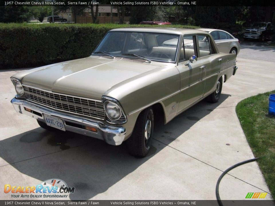 Front 3/4 View of 1967 Chevrolet Chevy II Nova Sedan Photo #2