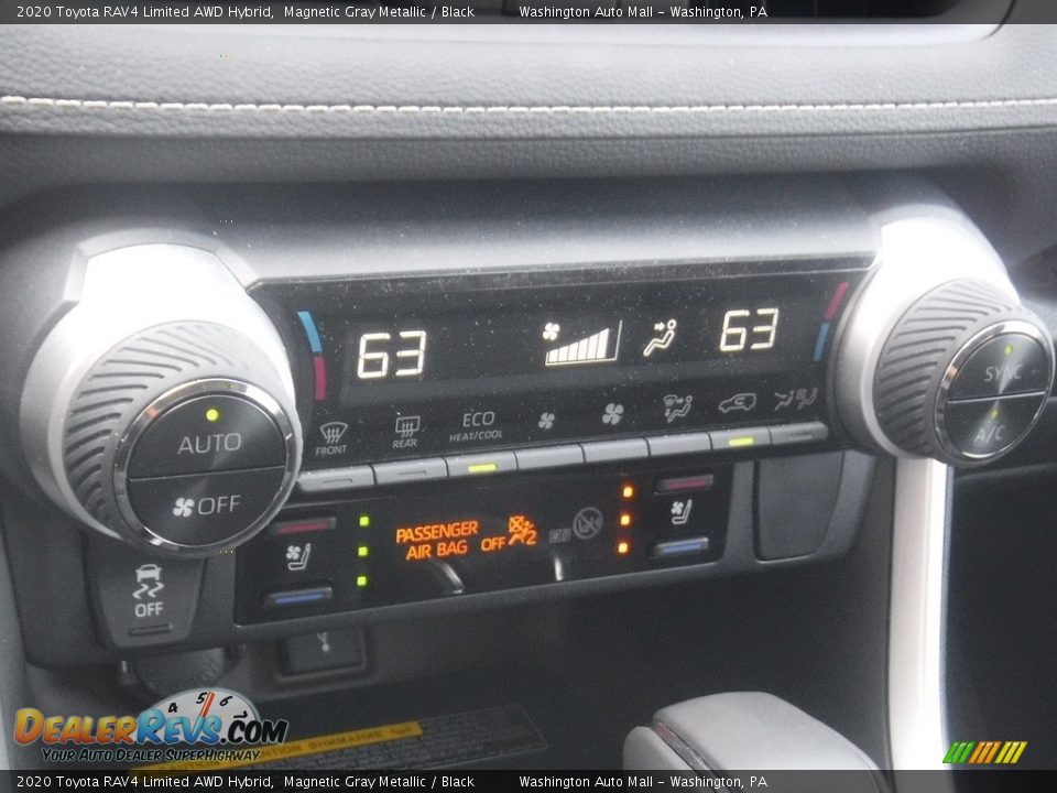 2020 Toyota RAV4 Limited AWD Hybrid Magnetic Gray Metallic / Black Photo #22