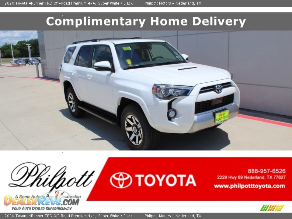 2020 Toyota 4Runner TRD Off-Road Premium 4x4 Super White / Black Photo #1