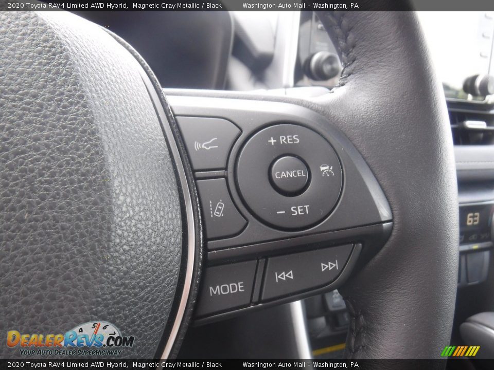 2020 Toyota RAV4 Limited AWD Hybrid Magnetic Gray Metallic / Black Photo #25