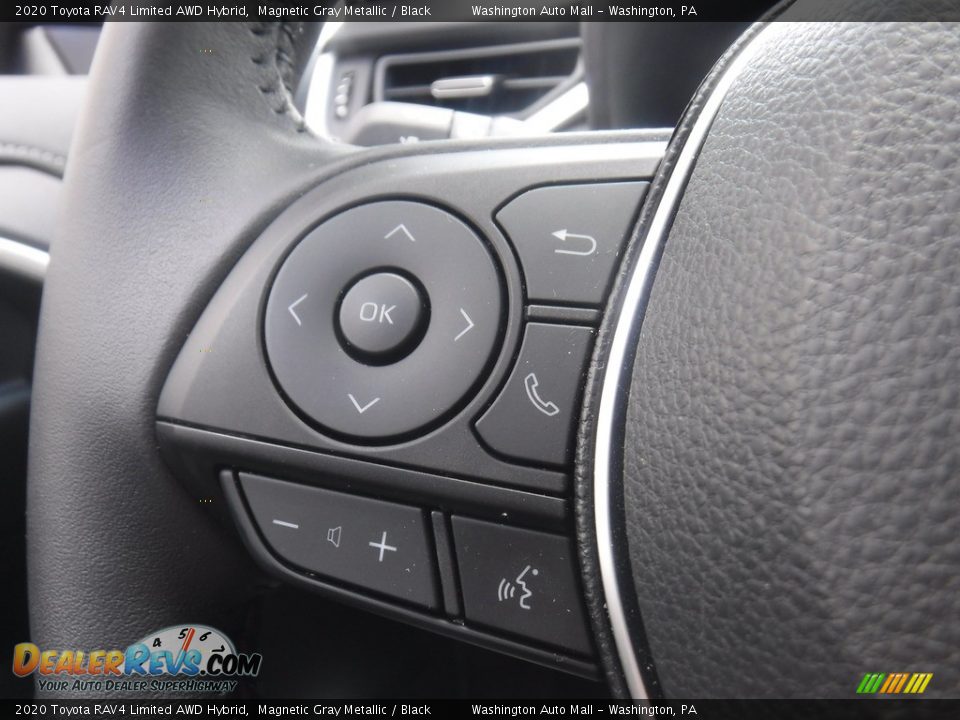 2020 Toyota RAV4 Limited AWD Hybrid Magnetic Gray Metallic / Black Photo #26