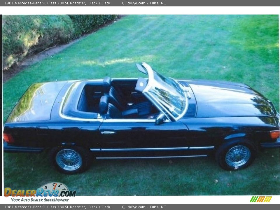 Black 1981 Mercedes-Benz SL Class 380 SL Roadster Photo #5