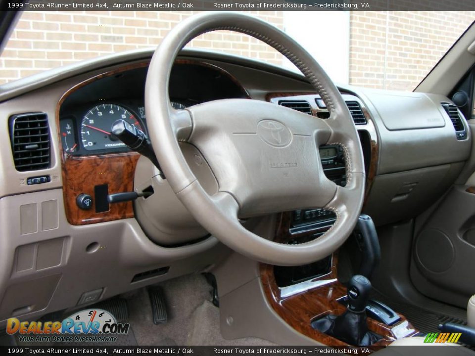 1999 Toyota 4Runner Limited 4x4 Autumn Blaze Metallic / Oak Photo #5