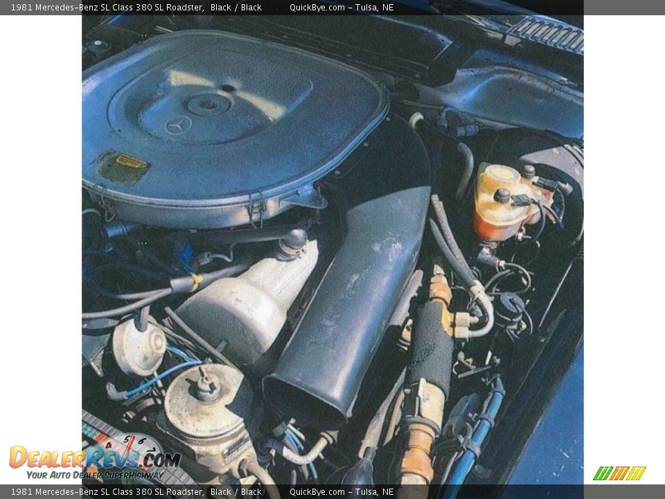 1981 Mercedes-Benz SL Class 380 SL Roadster 3.8 Liter SOHC 16-Valve V8 Engine Photo #14