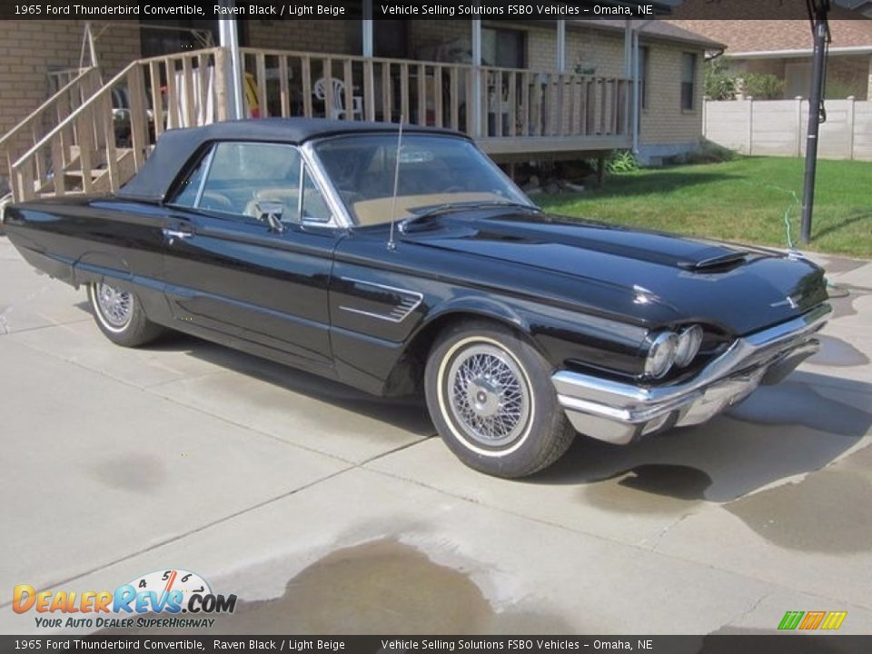 Front 3/4 View of 1965 Ford Thunderbird Convertible Photo #1