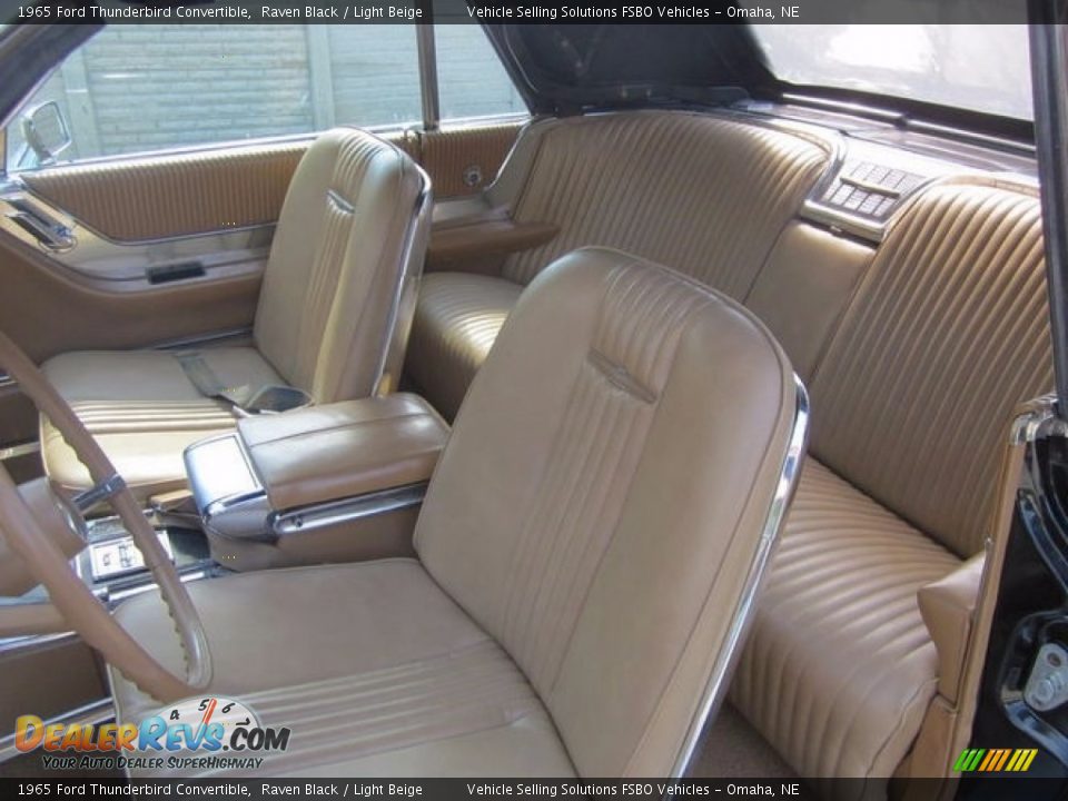 Light Beige Interior - 1965 Ford Thunderbird Convertible Photo #2