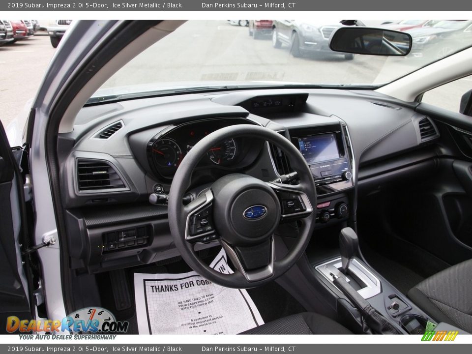 2019 Subaru Impreza 2.0i 5-Door Ice Silver Metallic / Black Photo #10