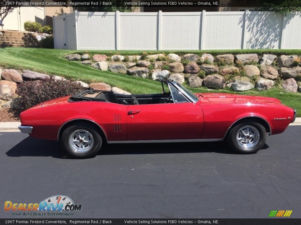 Regimental Red 1967 Pontiac Firebird Convertible Photo #1