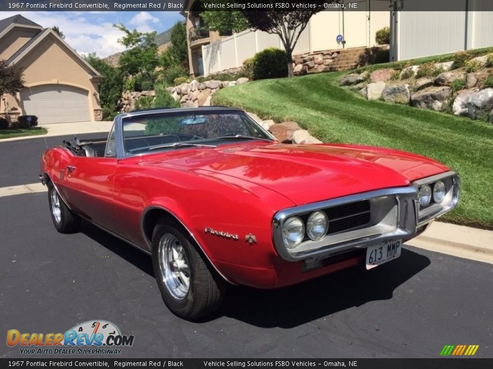 Front 3/4 View of 1967 Pontiac Firebird Convertible Photo #2