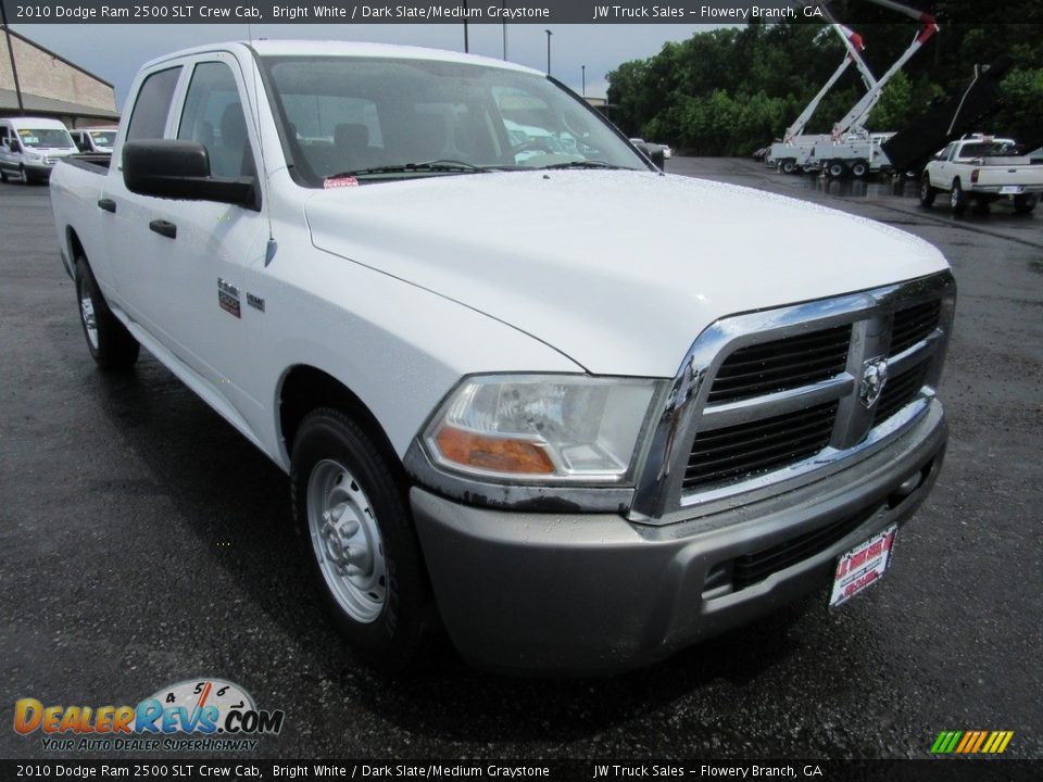 2010 Dodge Ram 2500 SLT Crew Cab Bright White / Dark Slate/Medium Graystone Photo #7