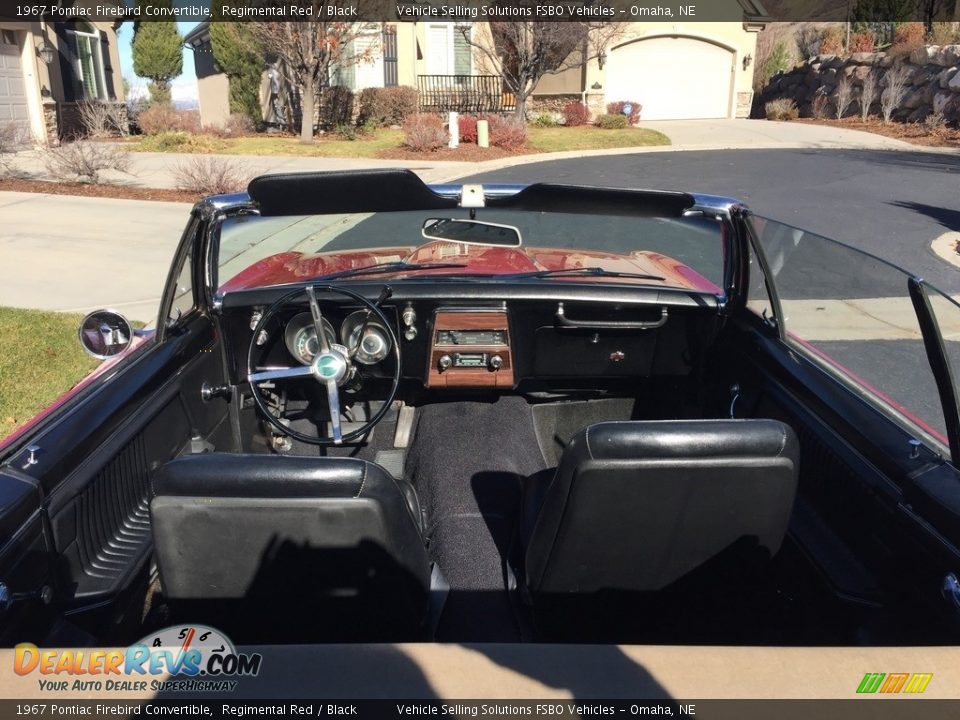 Black Interior - 1967 Pontiac Firebird Convertible Photo #7