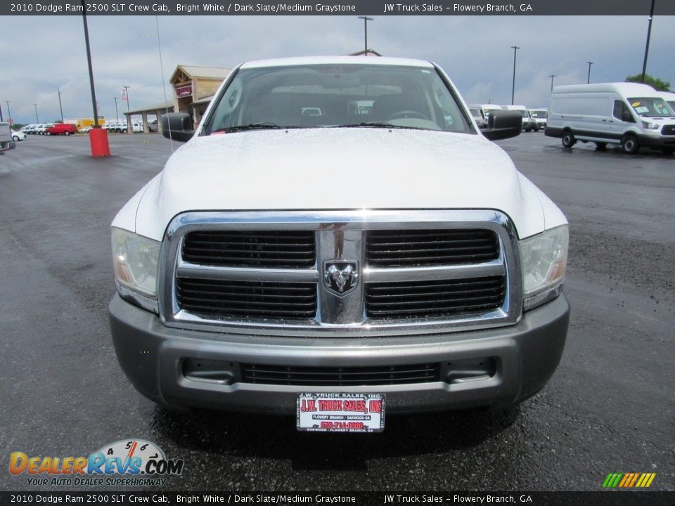 2010 Dodge Ram 2500 SLT Crew Cab Bright White / Dark Slate/Medium Graystone Photo #8