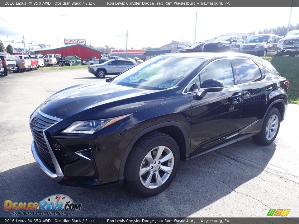 2016 Lexus RX 350 AWD Obsidian Black / Black Photo #1