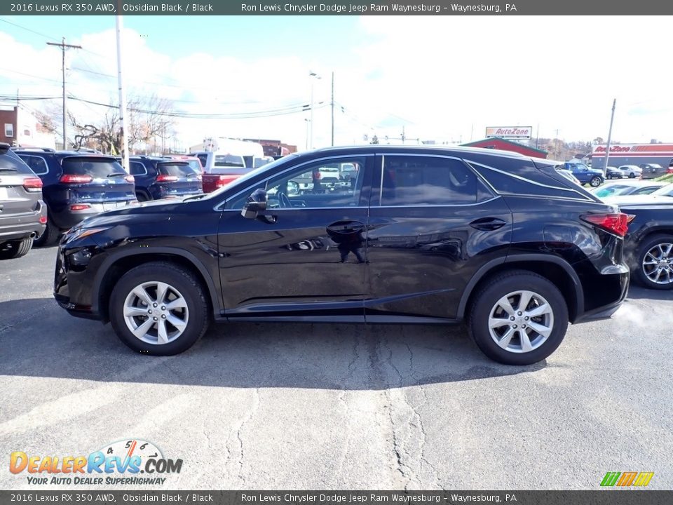 2016 Lexus RX 350 AWD Obsidian Black / Black Photo #2