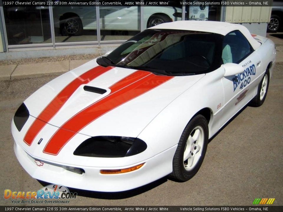 1997 Chevrolet Camaro Z28 SS 30th Anniversary Edition Convertible Arctic White / Arctic White Photo #3