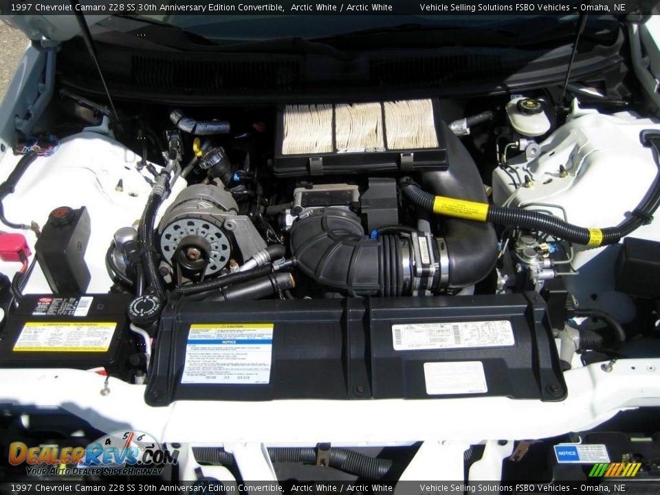 1997 Chevrolet Camaro Z28 SS 30th Anniversary Edition Convertible 5.7 Liter OHV 16-Valve LT1 V8 Engine Photo #5