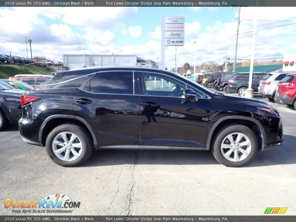 2016 Lexus RX 350 AWD Obsidian Black / Black Photo #6