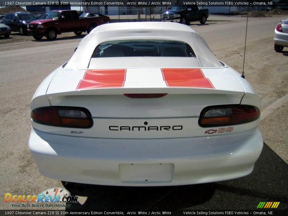 1997 Chevrolet Camaro Z28 SS 30th Anniversary Edition Convertible Arctic White / Arctic White Photo #6