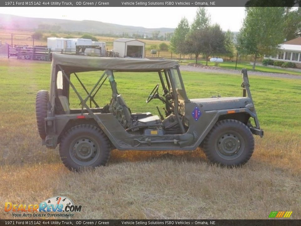 OD Green 1971 Ford M151A2 4x4 Utility Truck Photo #5