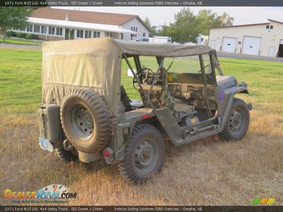 OD Green 1971 Ford M151A2 4x4 Utility Truck Photo #6