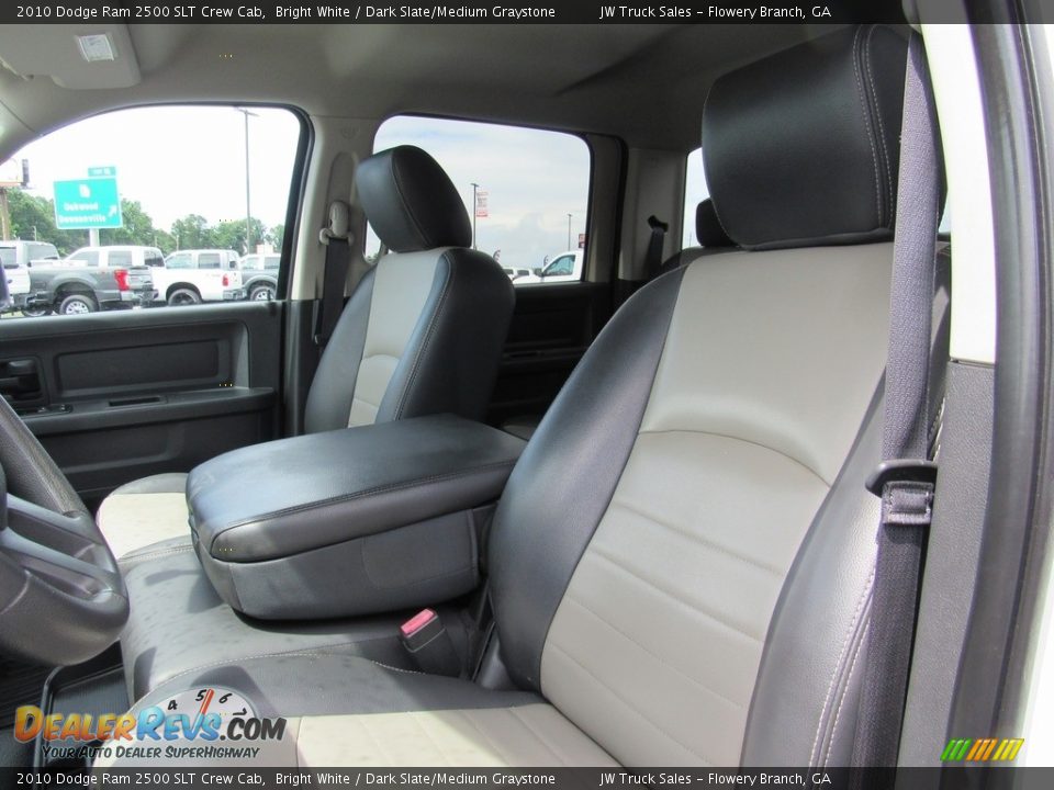 2010 Dodge Ram 2500 SLT Crew Cab Bright White / Dark Slate/Medium Graystone Photo #15