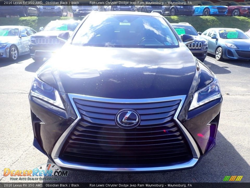 2016 Lexus RX 350 AWD Obsidian Black / Black Photo #8