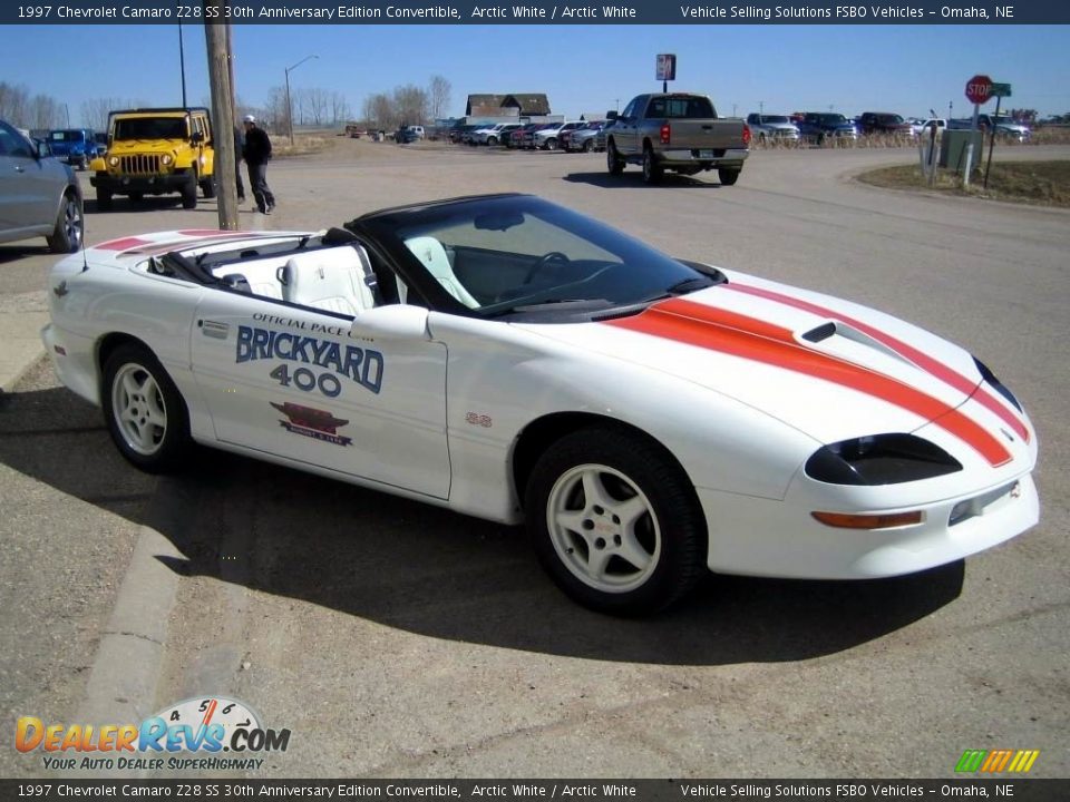 1997 Chevrolet Camaro Z28 SS 30th Anniversary Edition Convertible Arctic White / Arctic White Photo #9