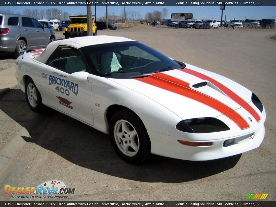 1997 Chevrolet Camaro Z28 SS 30th Anniversary Edition Convertible Arctic White / Arctic White Photo #10