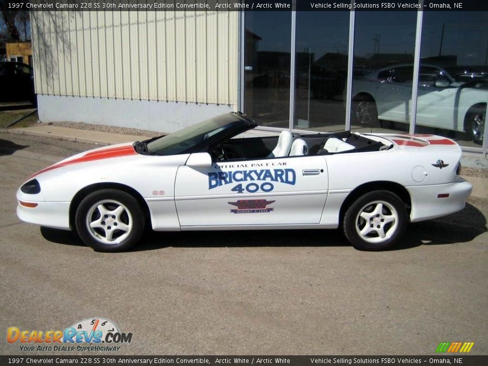 Arctic White 1997 Chevrolet Camaro Z28 SS 30th Anniversary Edition Convertible Photo #11