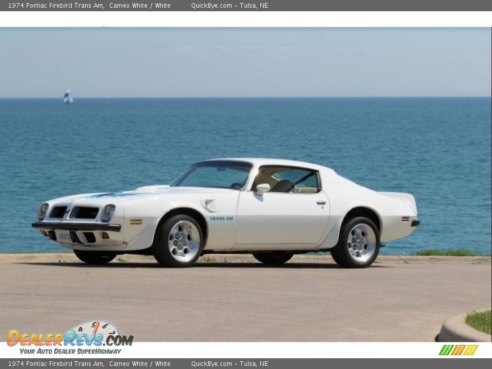 1974 Pontiac Firebird Trans Am Cameo White / White Photo #1