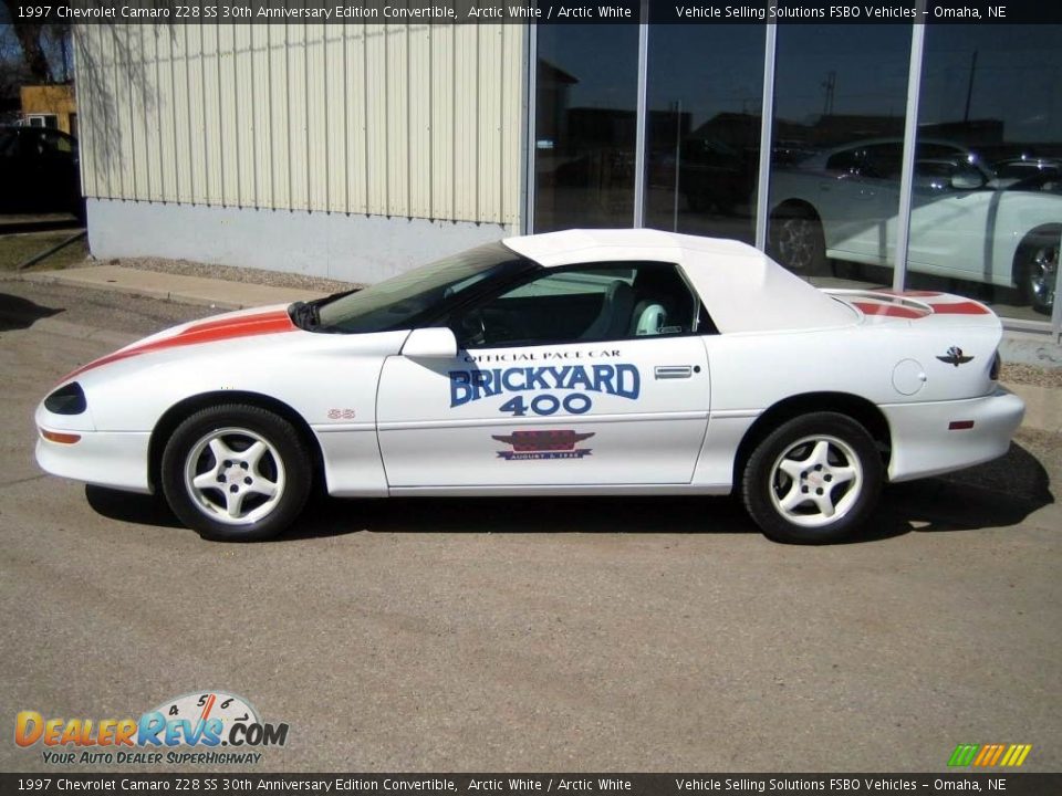 Arctic White 1997 Chevrolet Camaro Z28 SS 30th Anniversary Edition Convertible Photo #12