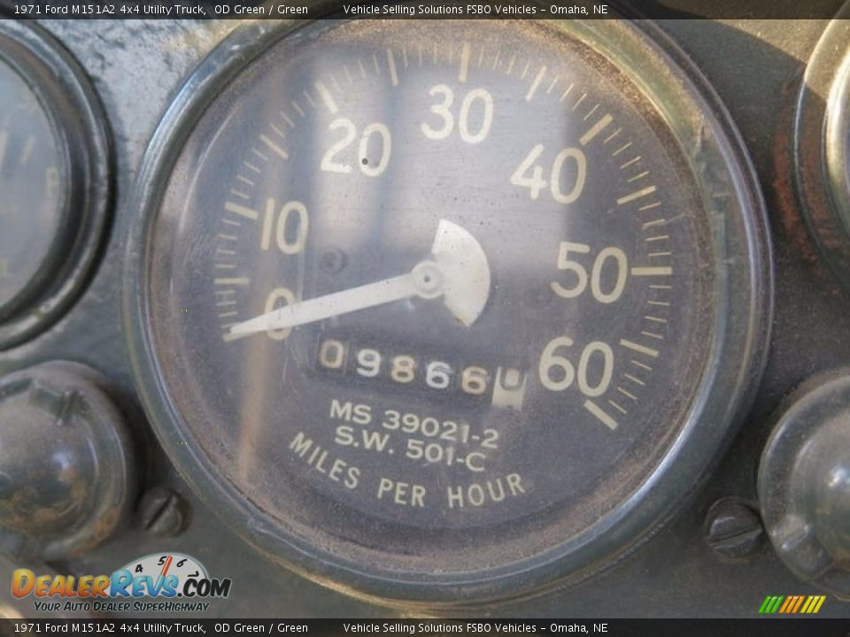 1971 Ford M151A2 4x4 Utility Truck Gauges Photo #12