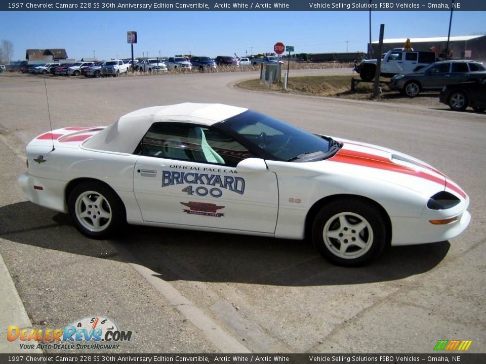 Arctic White 1997 Chevrolet Camaro Z28 SS 30th Anniversary Edition Convertible Photo #13