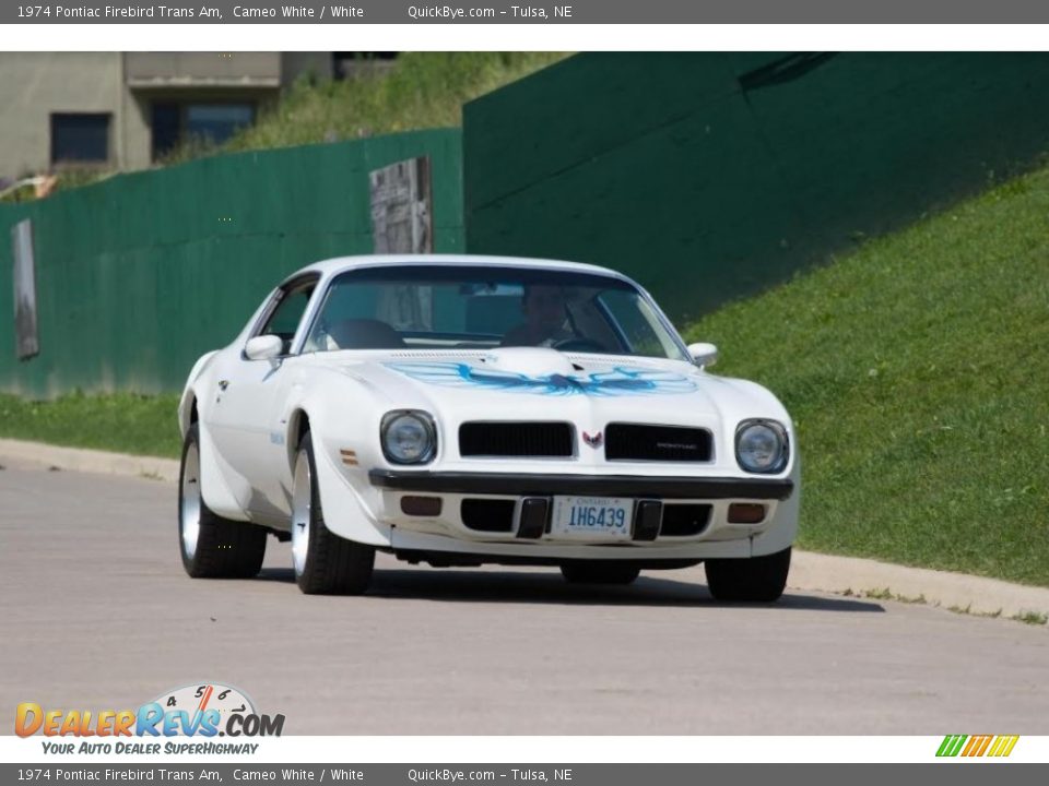 1974 Pontiac Firebird Trans Am Cameo White / White Photo #3