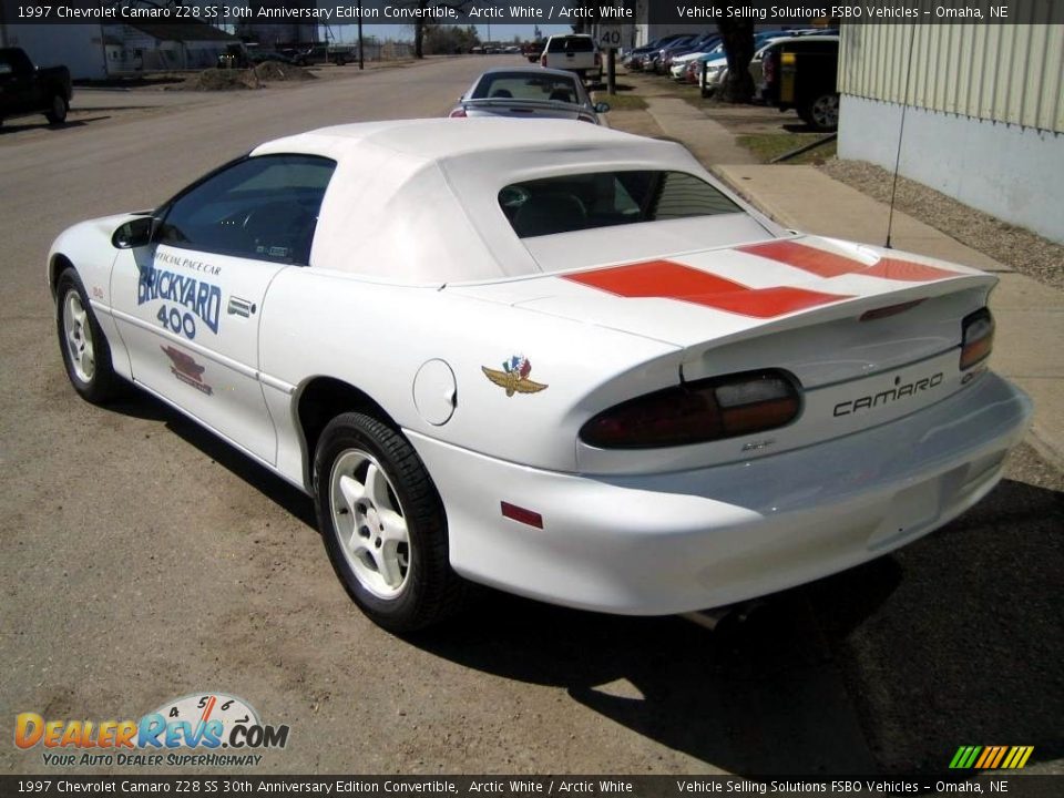 1997 Chevrolet Camaro Z28 SS 30th Anniversary Edition Convertible Arctic White / Arctic White Photo #14