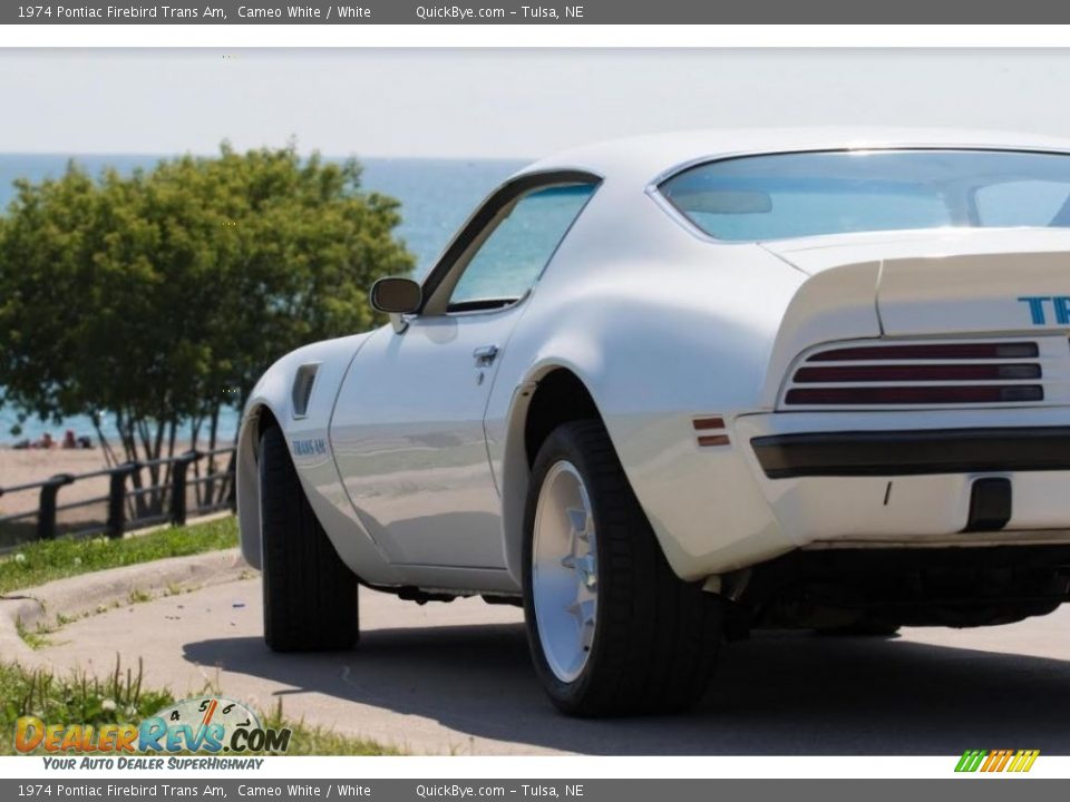 1974 Pontiac Firebird Trans Am Cameo White / White Photo #7