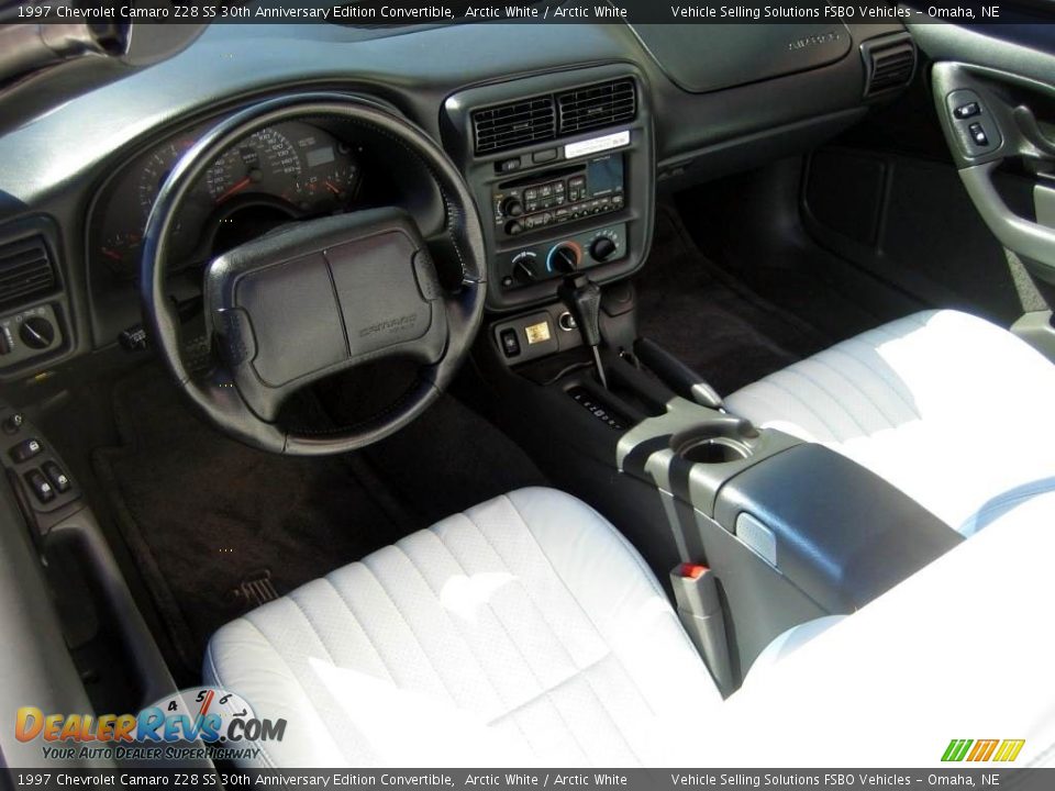 Arctic White Interior - 1997 Chevrolet Camaro Z28 SS 30th Anniversary Edition Convertible Photo #20