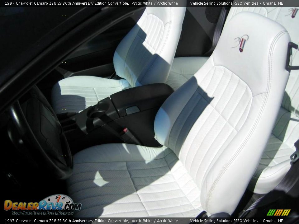 Front Seat of 1997 Chevrolet Camaro Z28 SS 30th Anniversary Edition Convertible Photo #21