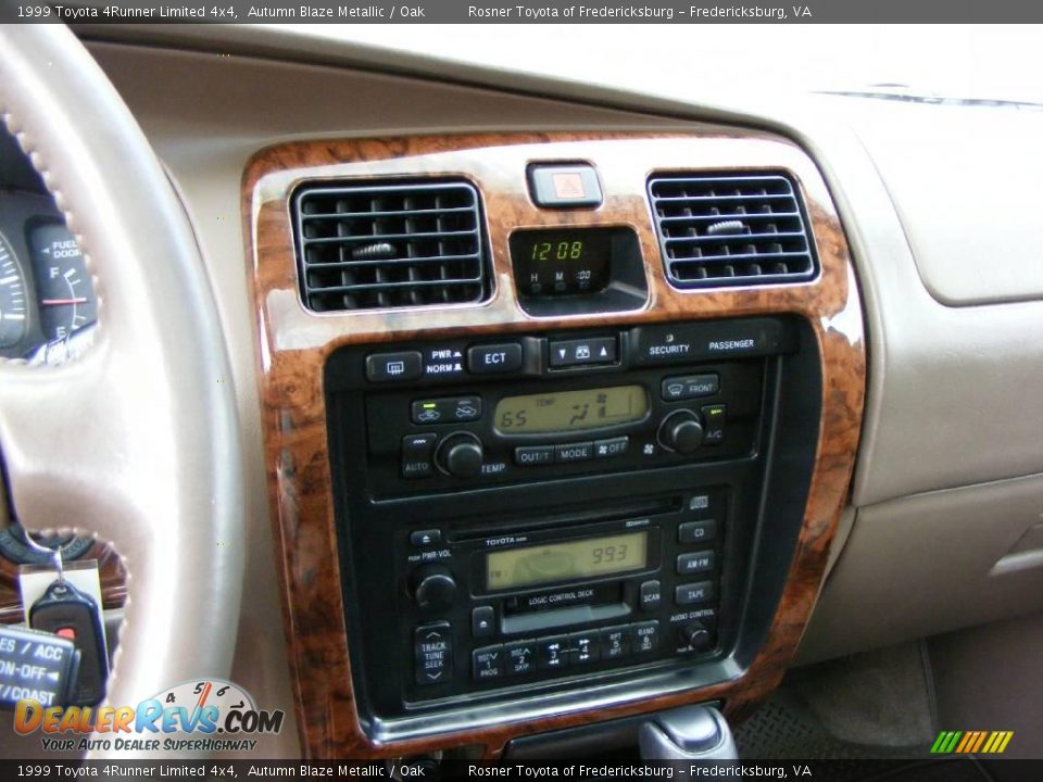 1999 Toyota 4Runner Limited 4x4 Autumn Blaze Metallic / Oak Photo #12