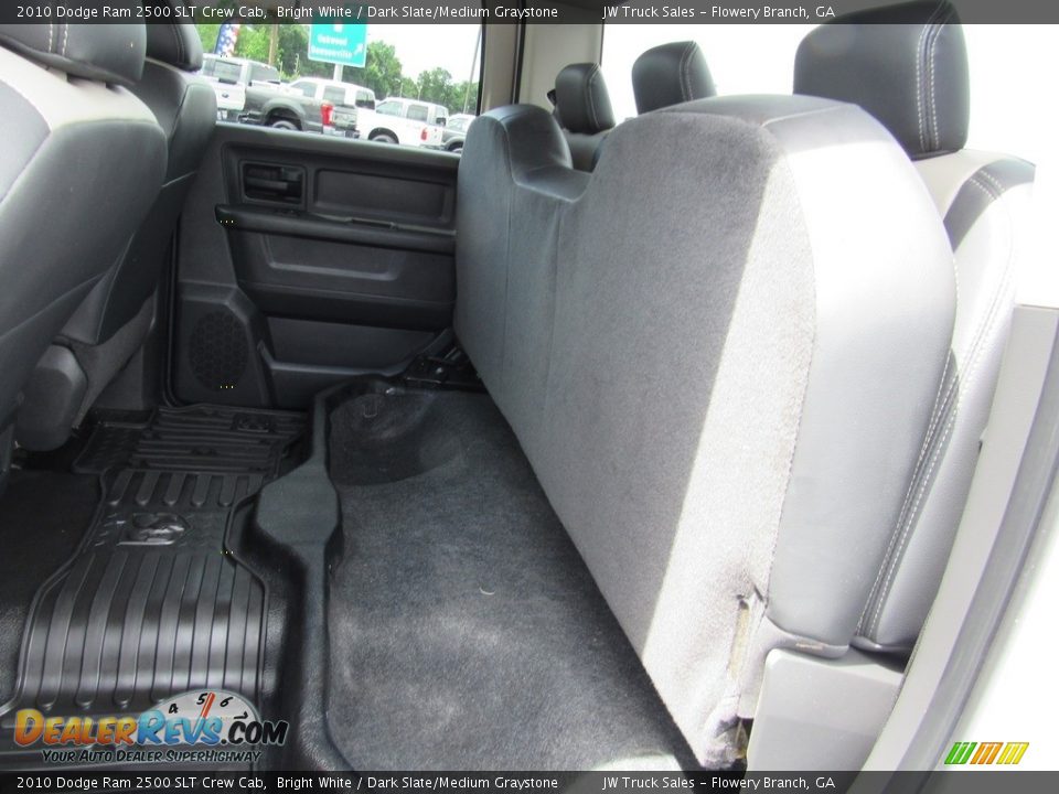 Rear Seat of 2010 Dodge Ram 2500 SLT Crew Cab Photo #32