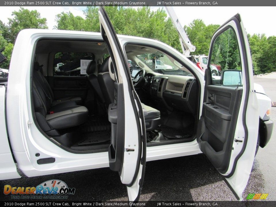 2010 Dodge Ram 2500 SLT Crew Cab Bright White / Dark Slate/Medium Graystone Photo #34