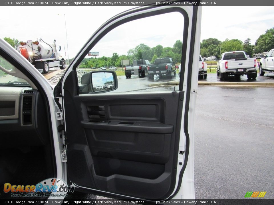 2010 Dodge Ram 2500 SLT Crew Cab Bright White / Dark Slate/Medium Graystone Photo #35