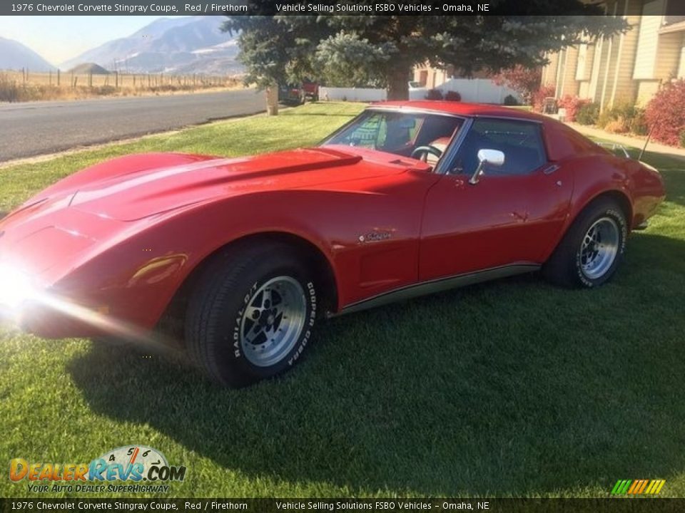 1976 Chevrolet Corvette Stingray Coupe Red / Firethorn Photo #2