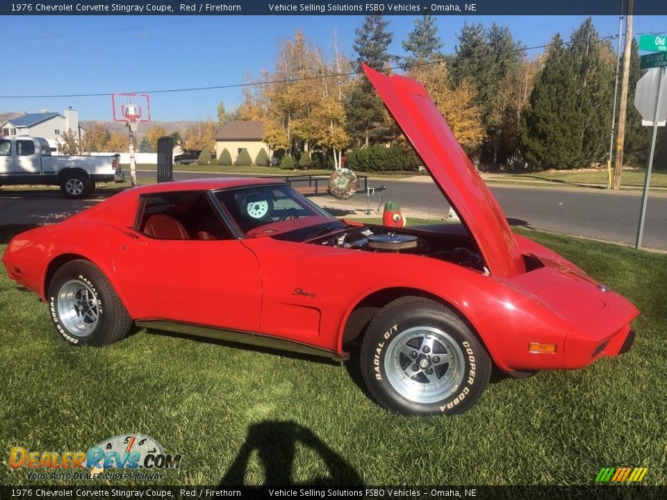 1976 Chevrolet Corvette Stingray Coupe Red / Firethorn Photo #7