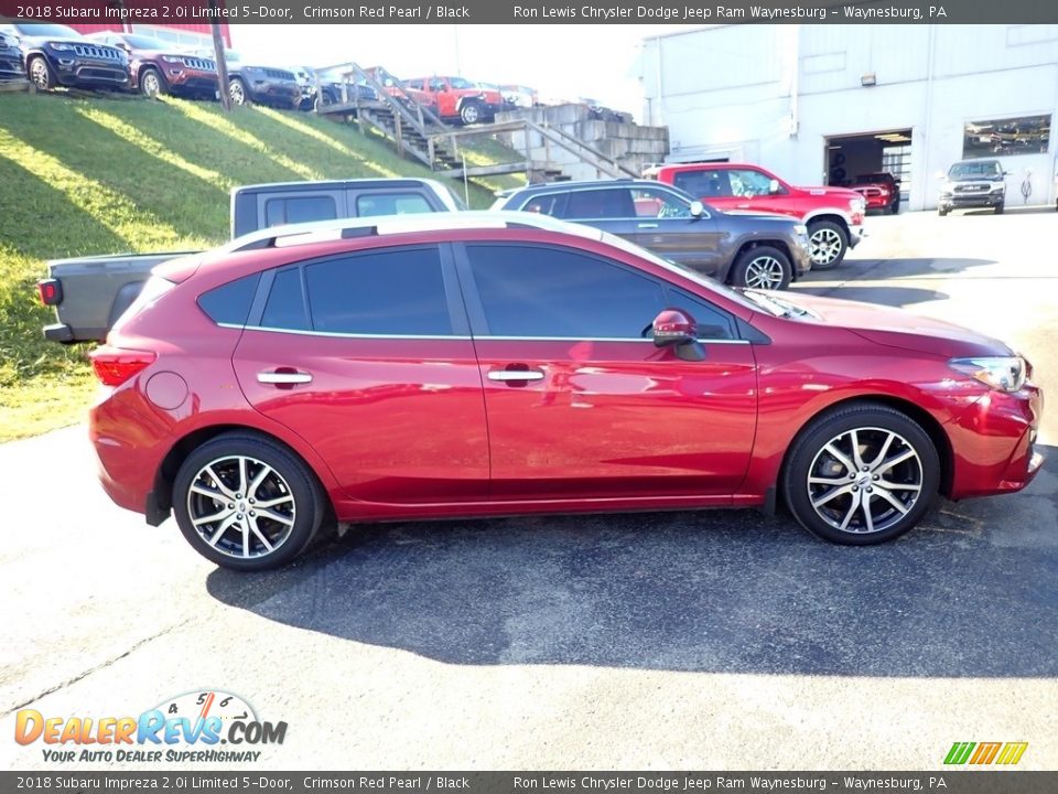 2018 Subaru Impreza 2.0i Limited 5-Door Crimson Red Pearl / Black Photo #6