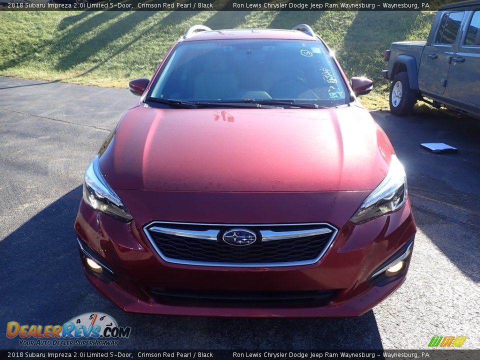 2018 Subaru Impreza 2.0i Limited 5-Door Crimson Red Pearl / Black Photo #8