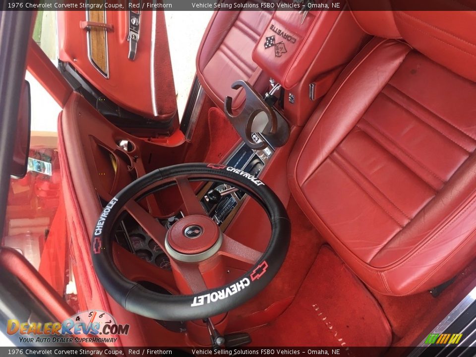 1976 Chevrolet Corvette Stingray Coupe Red / Firethorn Photo #11