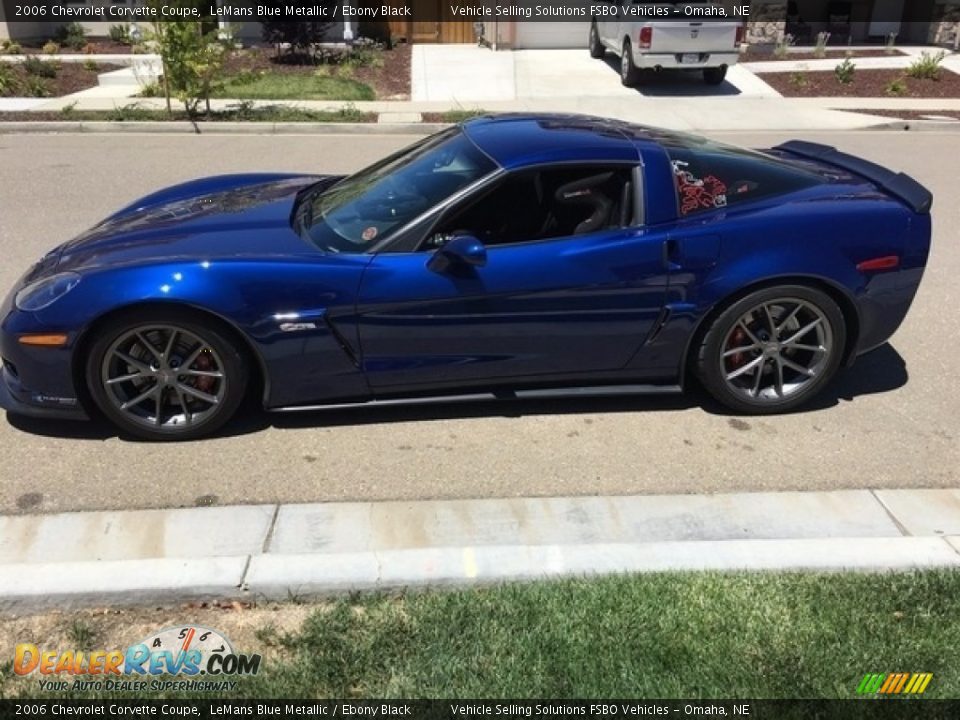 2006 Chevrolet Corvette Coupe LeMans Blue Metallic / Ebony Black Photo #7