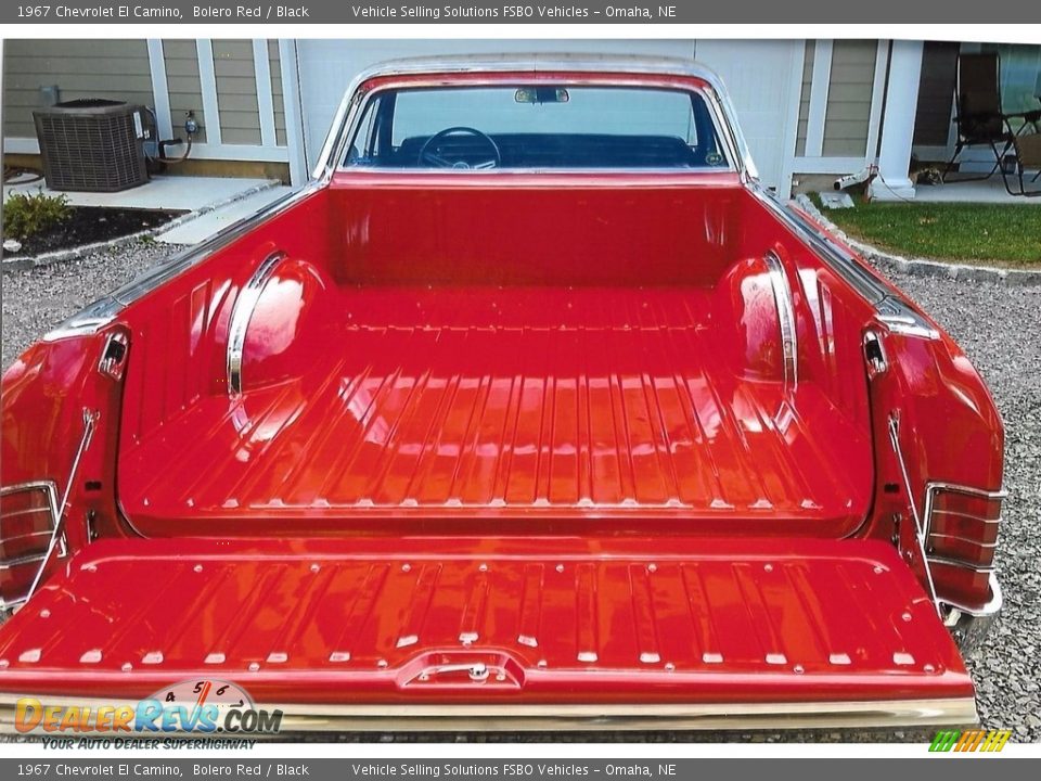 1967 Chevrolet El Camino Bolero Red / Black Photo #10